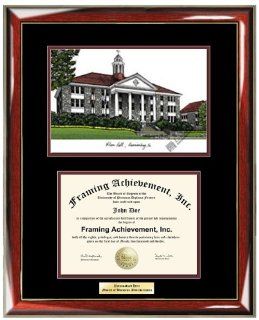 James Madison University JMU Lithograph College Diploma Frame   Personalized Gold or Silver Engraved Plate Graduation Diploma Frame   Premium Wood Glossy Prestige Mahogany with Gold Accents   Top mat (Black) Inner mat (Maroon) : Sports Fan Diploma Frames :