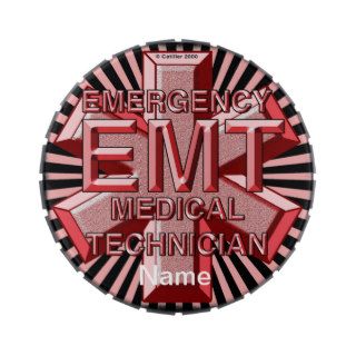 EMT Red Logo Jelly Belly Tins