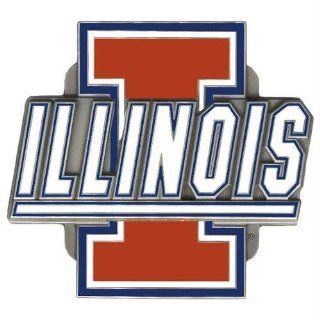 Illinois Fighting Illini NCAA Logo Hitch Cover  Sports Related Merchandise  Sports & Outdoors