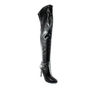 Marc Fisher Smoking Women's Black Synthetic Boots Size 9 M: Shoes