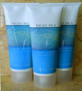 Dead Sea Mineral Body Lotion, Hand Cream & Foot Cream Set From Israel : Body Skin Care Products : Beauty