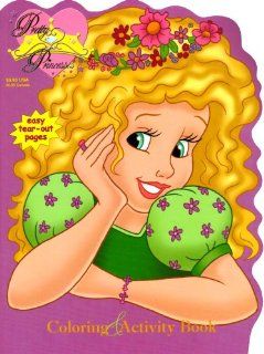 Pretty Princesses Shaped Coloring & Activity Book ~ Green Dress: Toys & Games