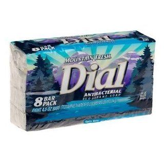 Dial Mountain Fresh Bar Soap 4.5 oz. 8 Count (Pack of 9): Health & Personal Care
