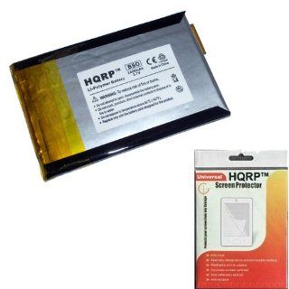HQRP Battery for HP Compaq iPaq 3600, 3630, 3640, 3660, 3635, 3650, 3670 PDA Replacement + Screwdriver and Installation MANUAL plus HQRP Universal Screen Protector: MP3 Players & Accessories