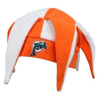 NFL '47 Brand Miami Dolphins Jesterhead Fleece Hat   Orange/White : Baseball Caps : Sports & Outdoors
