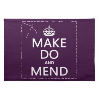 Make Do and Mend (all colors) Place Mats