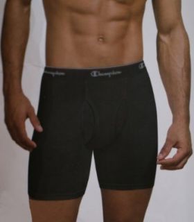 Champion Elite Boxer Briefs (Pack of 3) (Black) Clothing