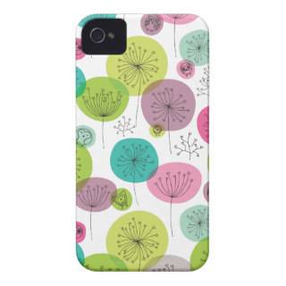 Cute retro owl and tree pattern design iPhone 4 Case Mate case