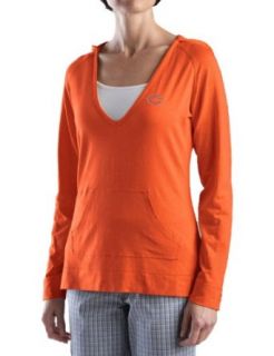 NFL Chicago Bears Women's Long Sleeve Social Hooded Tee, College Orange, 3X Large : Sports Fan Apparel : Clothing