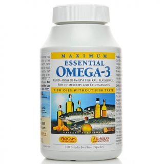 Andrew Lessman Maximum Essential Omega 3 Fish Oil   360 Caps