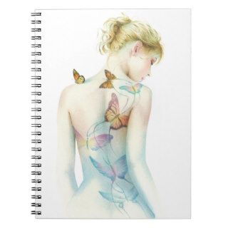 "Painted Lady" Tattoo fantasy Notebook