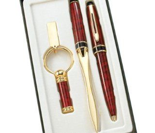 Pen, Key Ring and Letter Opener Set   Free Engraving : Key Tags And Chains : Office Products