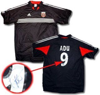 Freddy Adu DC United Autographed Jersey : Sports Related Collectibles : Sports & Outdoors