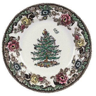 Spode Christmas Tree Grove 10 Inch Dinner Plate: Kitchen & Dining