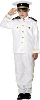 Smiffys Kids Navy Sailor Captain Boys Halloween Costume: Toys & Games