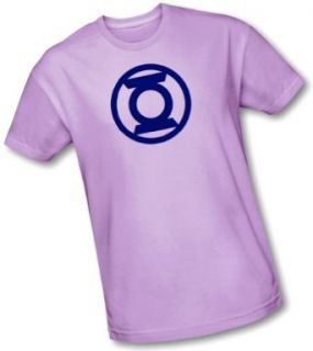 Green Lantern Logo    Radiant Color Changing (White/Violet)    DC Comics Adult T Shirt, Small: Clothing