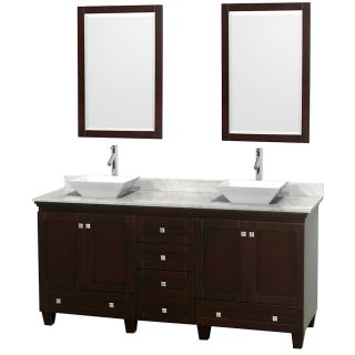 Wyndham Collection Wyndham Collection Acclaim 72 inch Double Espresso Vanity Brown Size Double Vanities