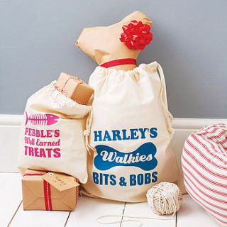 personalised pet storage bag by sparks clothing