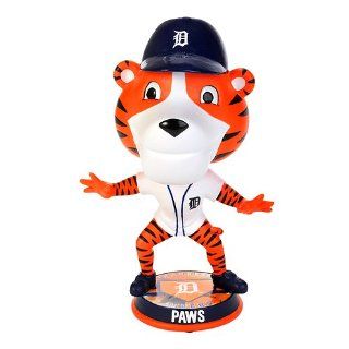 Forever Collectibles Detroit Tigers Paws Mascot Big Head Bobble : Sports Related Figurines : Sports & Outdoors