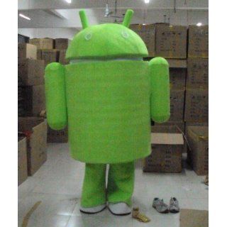 Professional Android Robot Mascot Costume Adult Size: Clothing