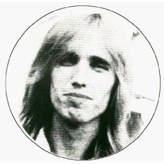 Tom Petty And The Heartbreakers   Somber (Face Shot)   1 1/2" Button / Pin: Clothing