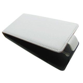 White New Leather Flip Case Cover Skin Pouch For Sony Ericsson experia S LT26i SS8: Cell Phones & Accessories