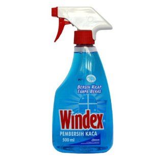 Windex Original Streak Free Shine! Cleaner 500 ML / 16.9 Oz Trigger Spray (Case of 12): Health & Personal Care