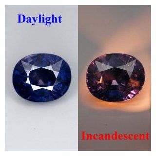 Certified Natural Unheated Untreated 2.00ct Oval Color Change Sapphire Africa Amazing From Thailand Jewelry
