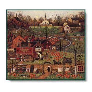 Charles Wysocki Americana 1000 Piece Puzzle   Black Birds Roost at Mill Creek   2006 Release: Toys & Games
