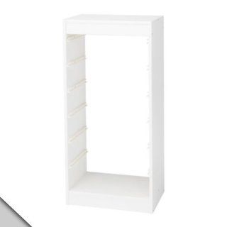 IKEA   TROFAST Children Storage Frame (B), white   Childrens Storage Furniture