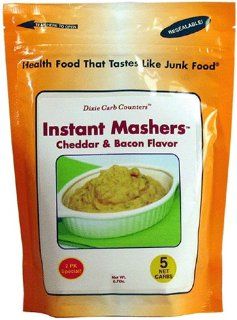 Dixie Carb Counters Bacon & Cheddar Instant Mashers   Low Carb Potatoes Substitute : Potatoes Produce : Grocery & Gourmet Food