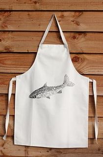 salmon fish apron by bird