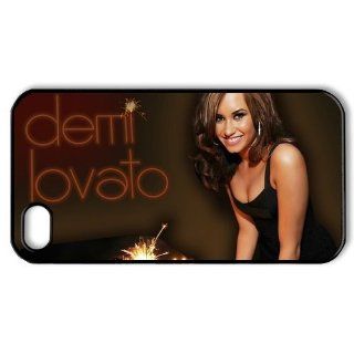 DiyPhoneCover Custom The Sweet "Demi Lovato" Printed Hard Protective Black Case Cover for Apple iPhone 4,4s DPC 2013 10127: Cell Phones & Accessories
