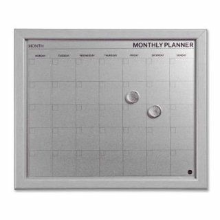 Bi Silque Dry Erase Calendar, w Mrkrs, Montlhy, Magnetic, 10"X12", Assorted : Office Calendars And Planners : Office Products