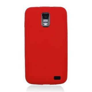 CoverON(TM) Silicone Gel Skin RED Sleeve Rubber Soft Cover Case for SAMSUNG i727 SKYROCKET (AT&T) / GALAXY S II [WCL556]: Cell Phones & Accessories