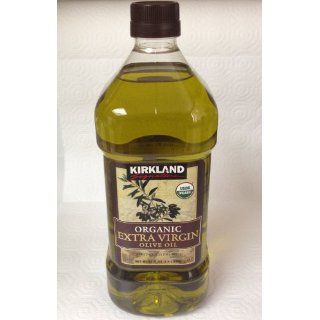 Kirkland Organic Extra Virgin Olive Oil 3.6 fl oz. : First Cold Pressed Extra Virgin Olive Oil : Grocery & Gourmet Food