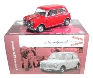 Austin MK1 Mini Cooper S Red 50th Anniversary 1/18 Kyosho: Toys & Games