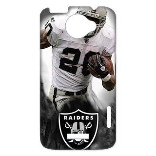 NFL Football Team Logo Oakland Raiders Cool Unique Durable Hard Plastic Case Cover for HTC One X + Custom Design Fashion DIY: Cell Phones & Accessories