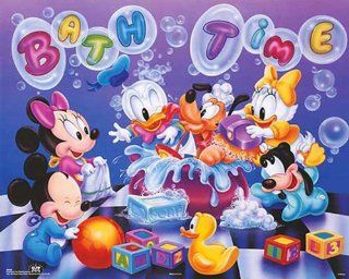 Walt Disney Babies: Bath Time. Children's Poster Print (16X20)  