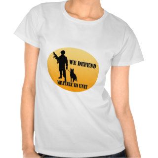 Military K9 Unit T Shirts