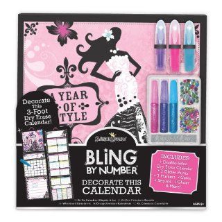 Fashion Angels Bling By Number  Dry Erase Calendar Yearof Style: Toys & Games