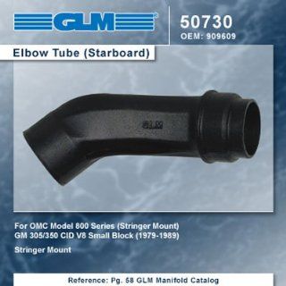 OMC STRINGER EXHAUST ELBOW TUBE STARBOARD  GLM Part Number: 50730; OMC Part Number: 909609: Automotive