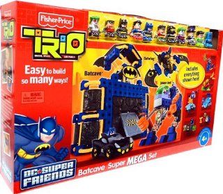 Fisher Price TRIO Batcave Super Mega Set Building Blocks Set: Spielzeug