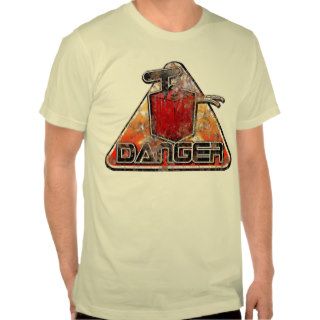 DANGER Pitted Rusty metal sign T shirt