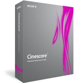 Sony Cinescore (Education Edition) (PC): Software