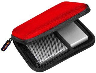 mumbi externe Festplattentasche bis 6,35 cm rot: Elektronik