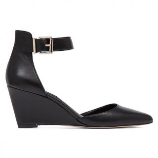 BCBGeneration "Tempest" Ankle Strap Leather Wedge