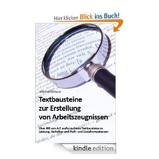 Textbausteine fr Arbeitszeugnisse eBook: Manfred Bettauer: Kindle Shop