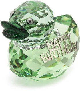 Swarovski Kristallfiguren Happy Birthday Duck 1078531: Schmuck