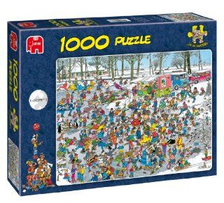 Jumbo 01618   Jan van Haasteren   Auf der Eisflche   1000 Teile: Spielzeug